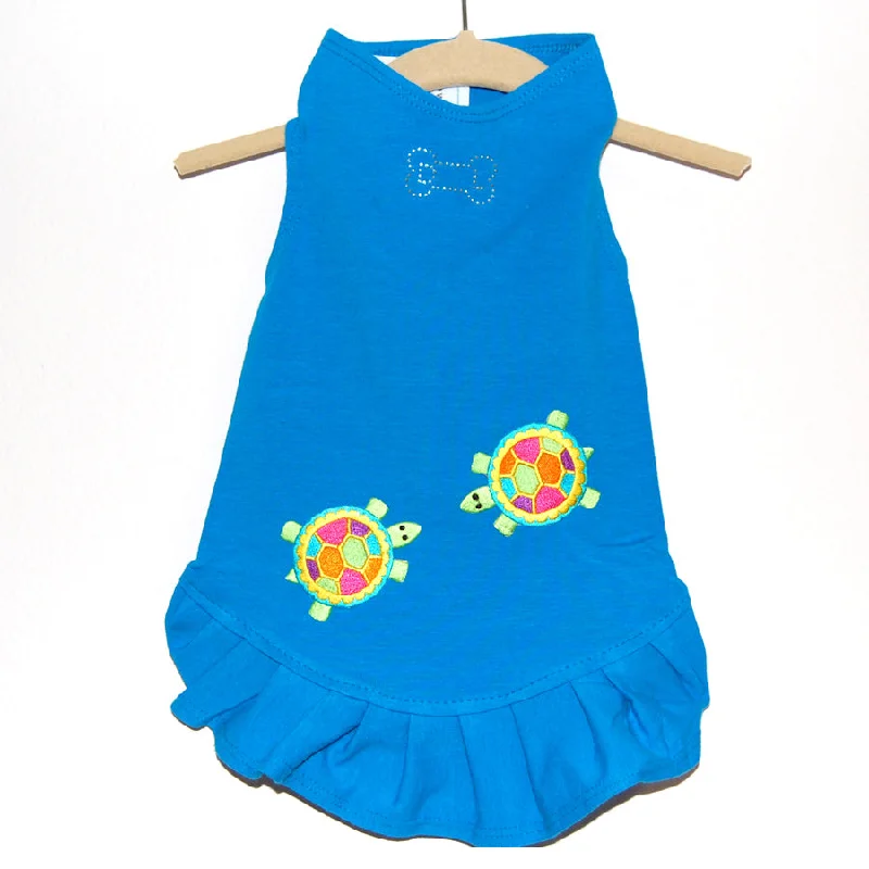 Bright color unclassified dresses302D Daisy & Lucy Talking Turtles Flounce Dress Bright color unclassified dresses