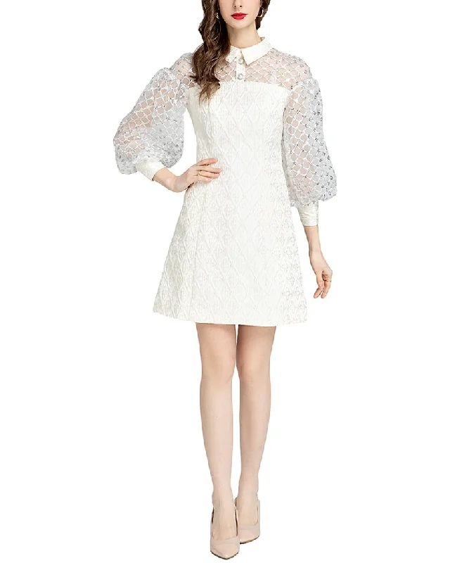 BURRYCO Mini Dress Mini Skirt with Lace