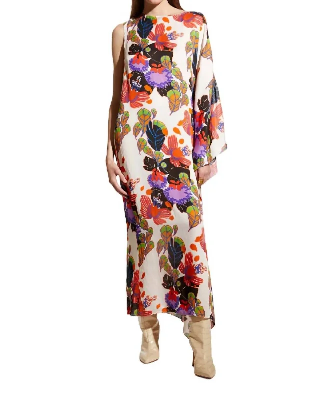 Loretta Maxi Dress In Botanical Garden Long Boho Skirt