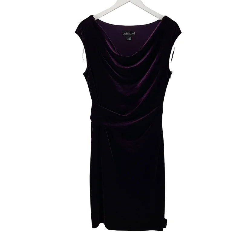 Dress Party Midi By 1.state In Purple, Size: 12 Skater Midi Skirt